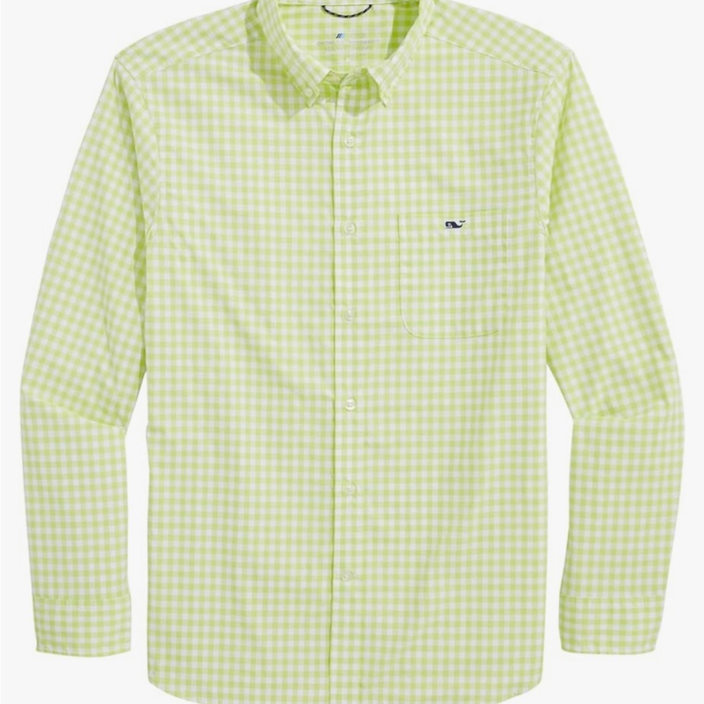Vineyard Vines Yellow & White Long Sleeve Will donate if doesn’t sell ‼️